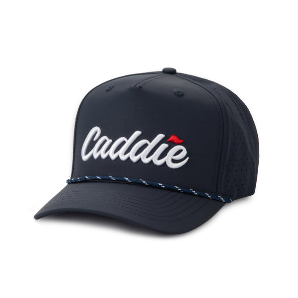 Youth Caddie Performance Rope Hat- Navy/White