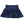 Gathered Skort Navy Shimmer