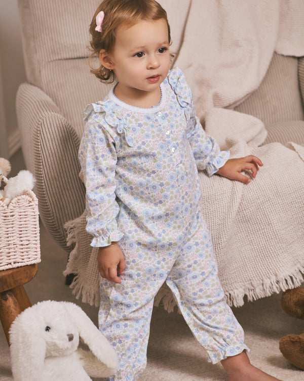 Blue Meadow LS Romper