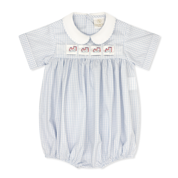 Noah Ribbon Bubble- Blue Windowpane