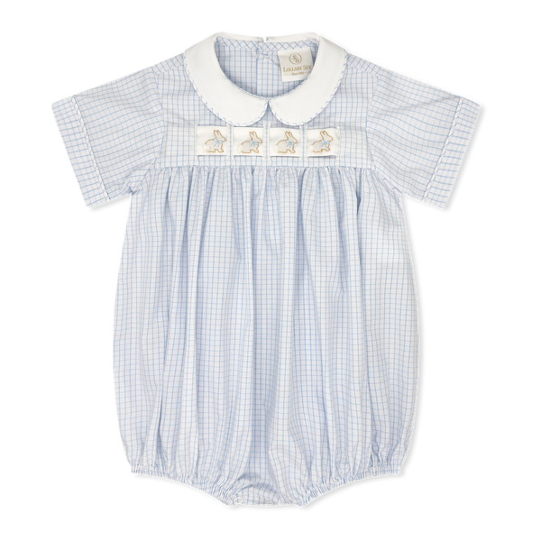 Noah Ribbon Bubble- Blue Windowpane