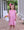 Nora Dress- Pink Stripe