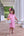 Nora Dress- Pink Stripe
