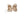 Grosgrain Bow On Clip- Oatmeal