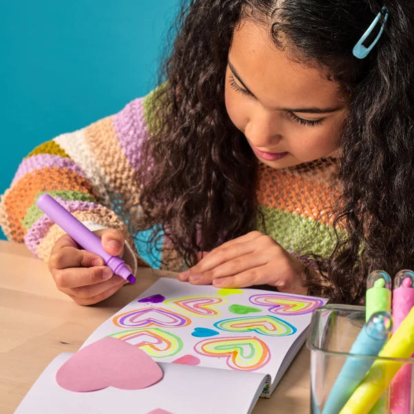 Heart Pops Neon Highlighters- Set of 6
