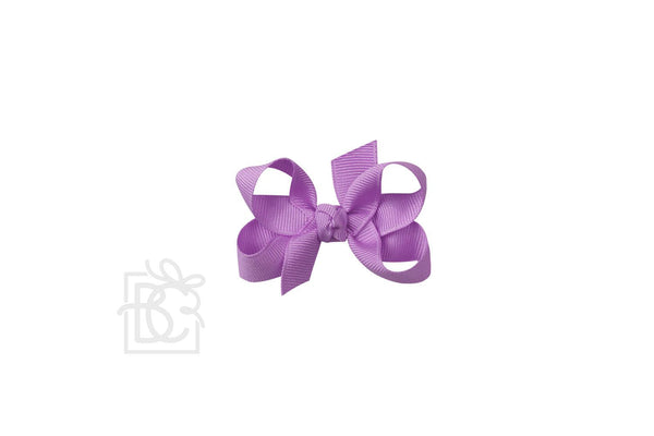 Grosgrain Bow On Clip- Orchid