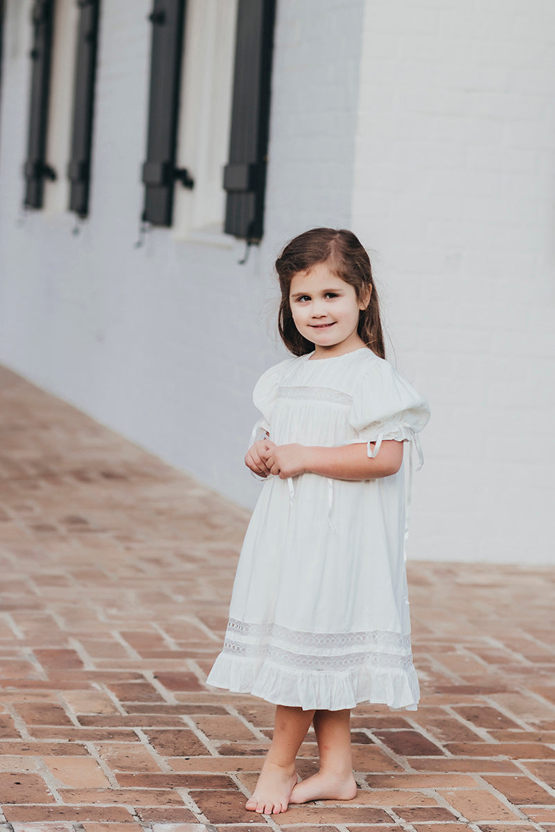 Smock Candy Off White Heirloom Dress 10