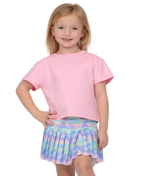 Electric Clouds Mini Pleat Skort