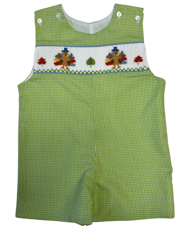 Turkey Smocked Shortall
