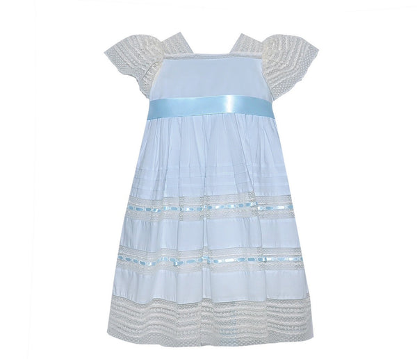 Lillian Dress- Blue Ribbons