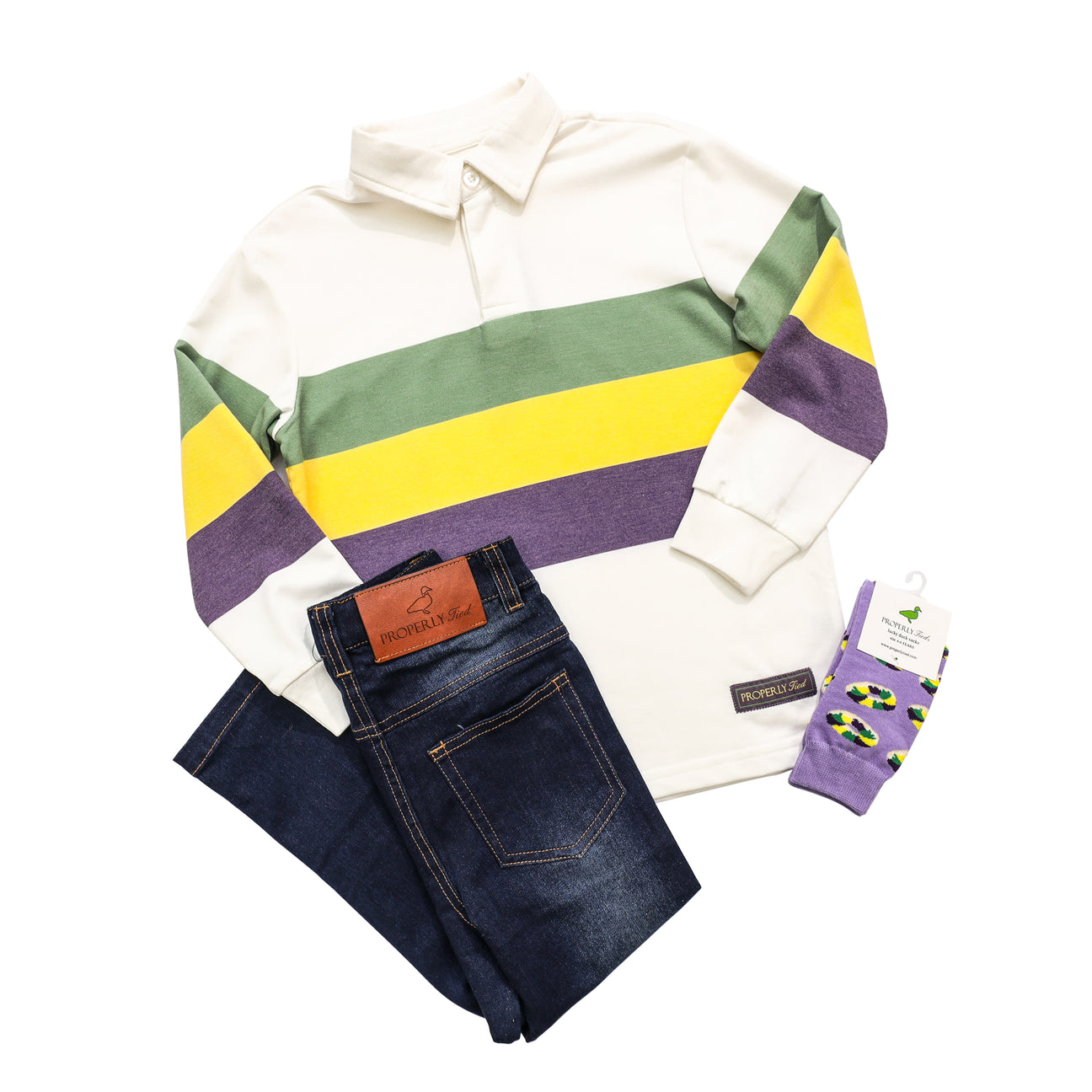 Properly Tied Boys Patriot Pant Chestnut main image 0