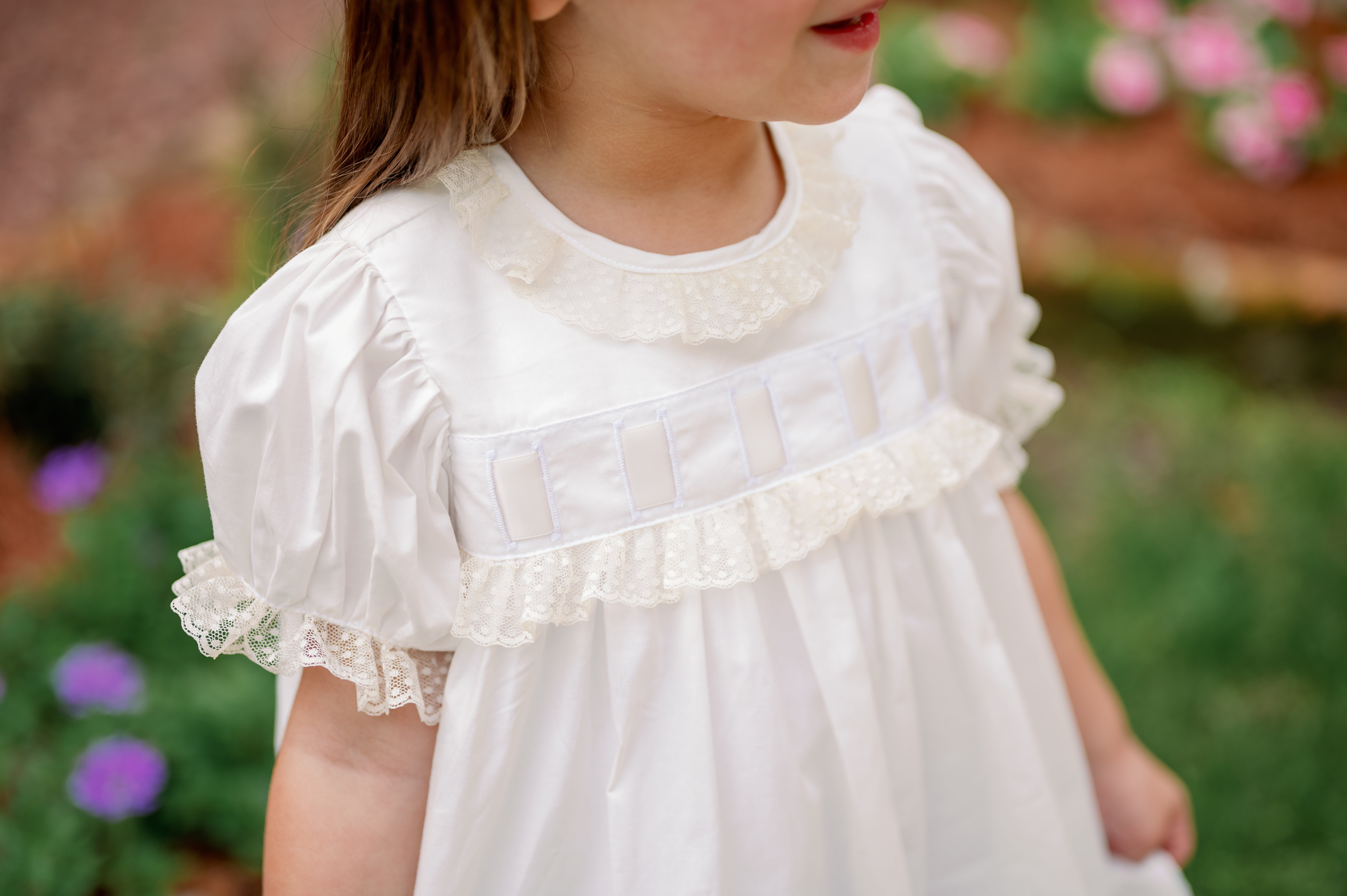 Paris Dress Classic White Smock Candy