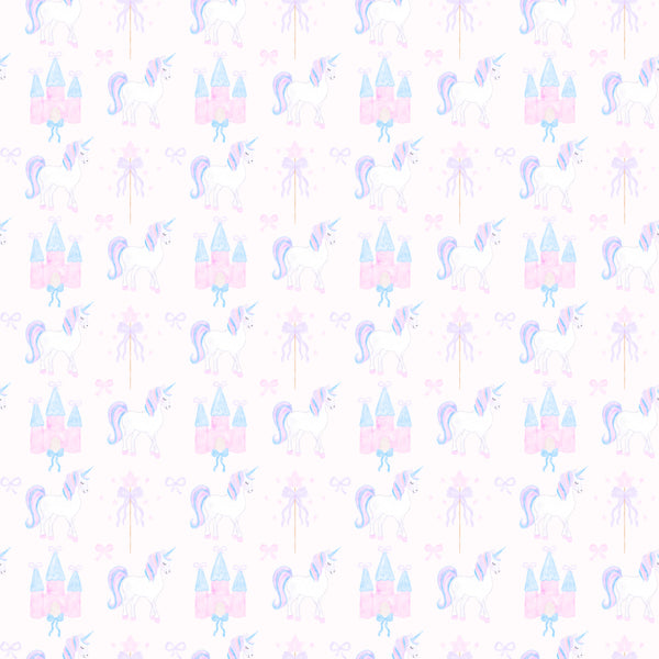 Unicorn Back Bow Knit Bloomer/Banded Short Set