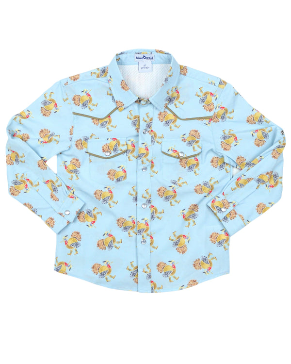 Turkeys Pearl Snap LS Shirt