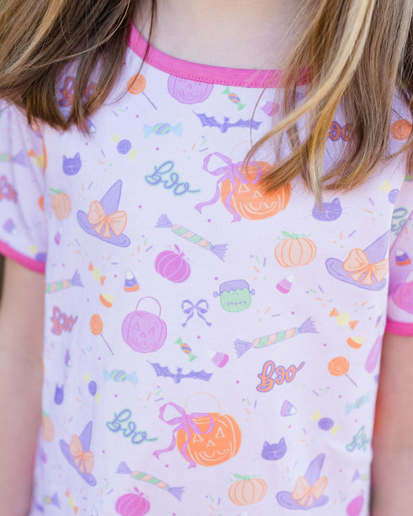Peggie Peplum Legging Set- Tricks & Treats