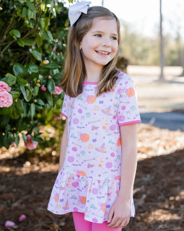 Peggie Peplum Legging Set- Tricks & Treats