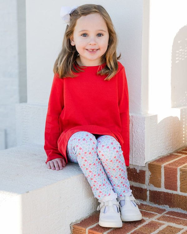 Peggie Peplum Legging Set- Full Bloom