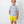 Yellow Retro Super Shorts W/ White Piping