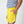 Yellow Retro Super Shorts W/ White Piping