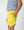 Yellow Retro Super Shorts W/ White Piping