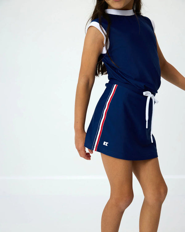 Liberty Love Navy Skort