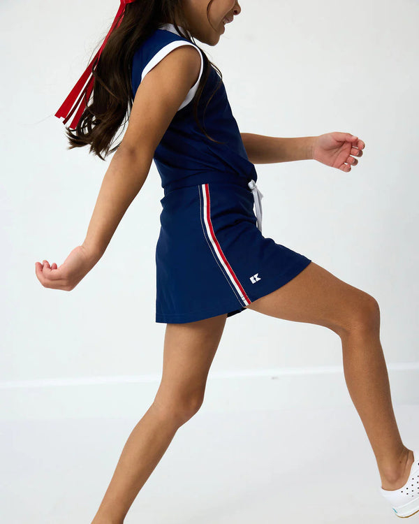Liberty Love Navy Skort
