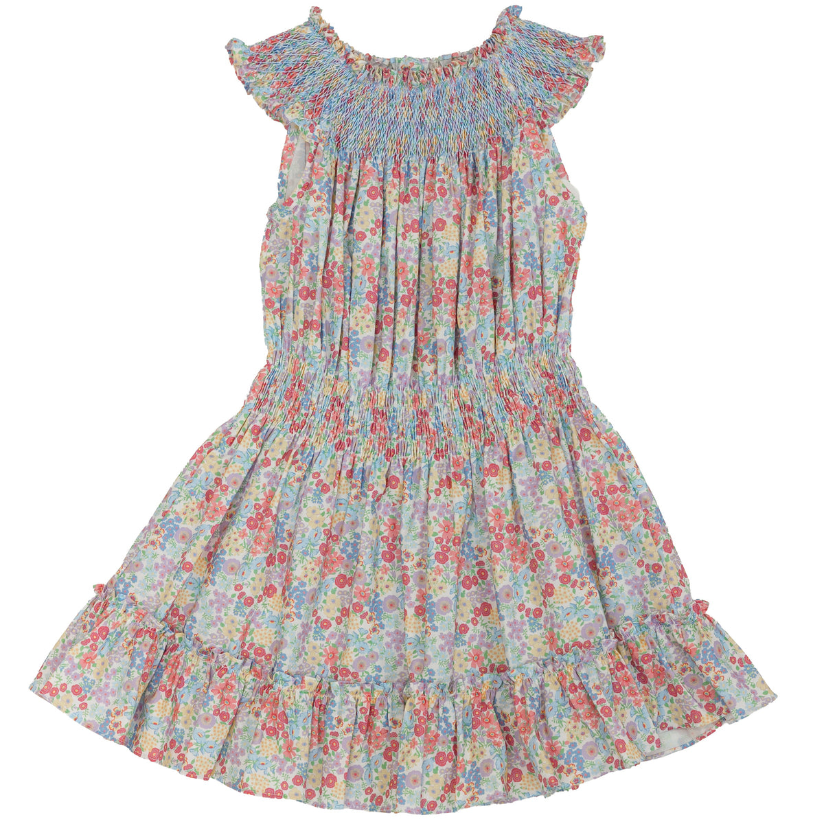Addison Sleeveless Dress- Churchill Floral – Smock Candy