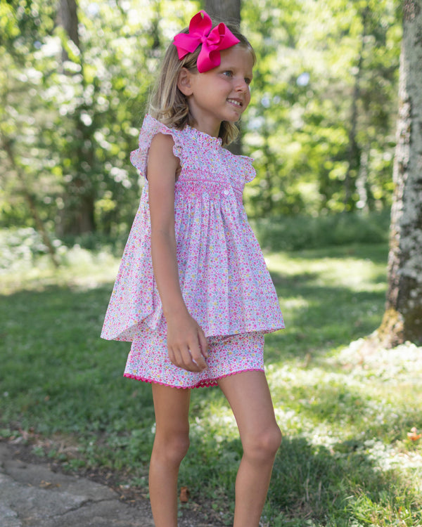 Poppy Smocked Blouse - Tutti Frutti