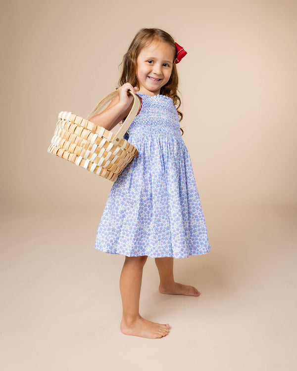 Izzie Dress- Red White & Bloom Floral