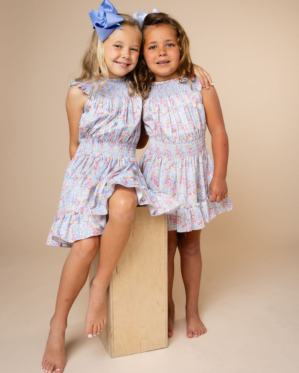 Addison Sleeveless Dress- Churchill Floral – Smock Candy