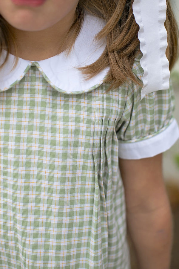 Perfectly Pleated Dress- Pinecrest Plaid