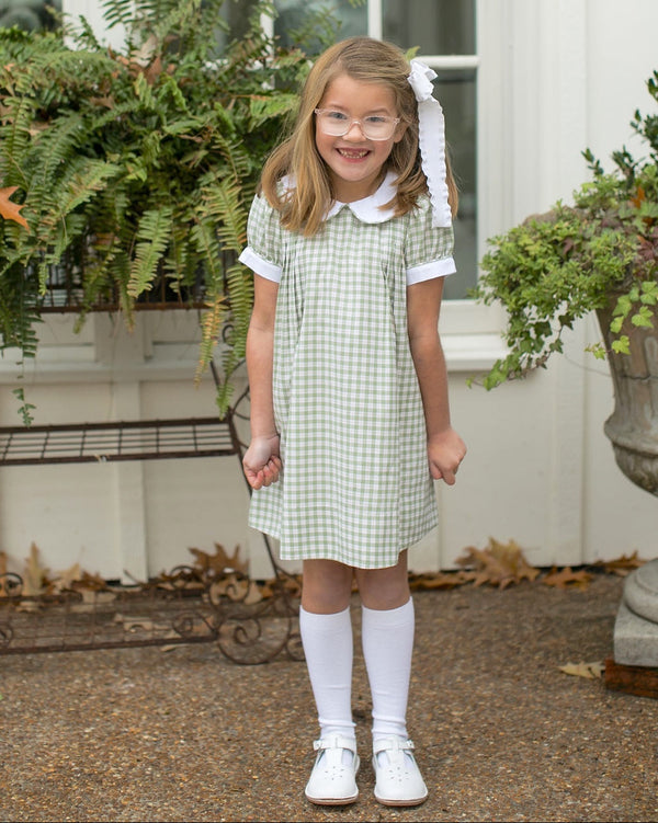 Perfectly Pleated Dress- Pinecrest Plaid