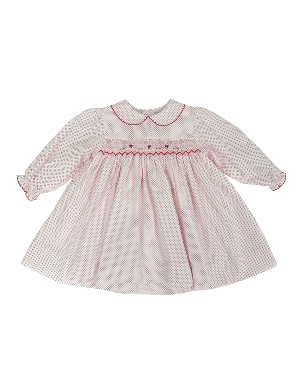 Flowers and Bows Smocked Dress