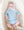Diaper Set W/ Rice Stitch- Light Blue