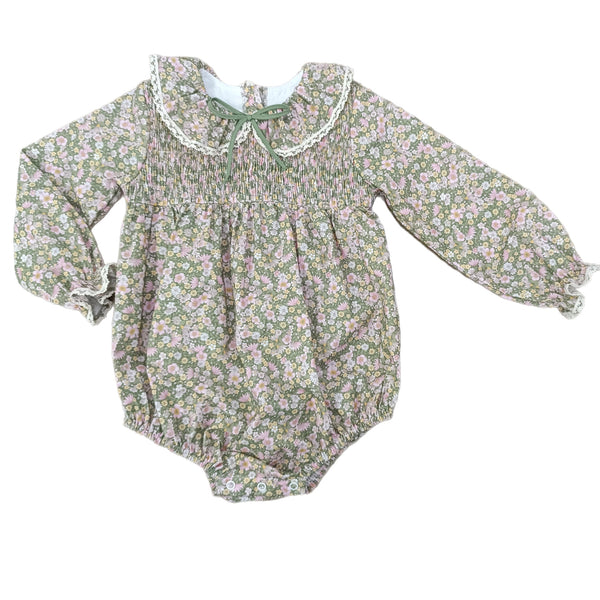 Green Floral Bubble