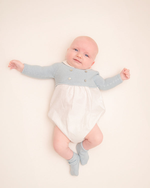 Bitty Dot Bubble- Light Blue