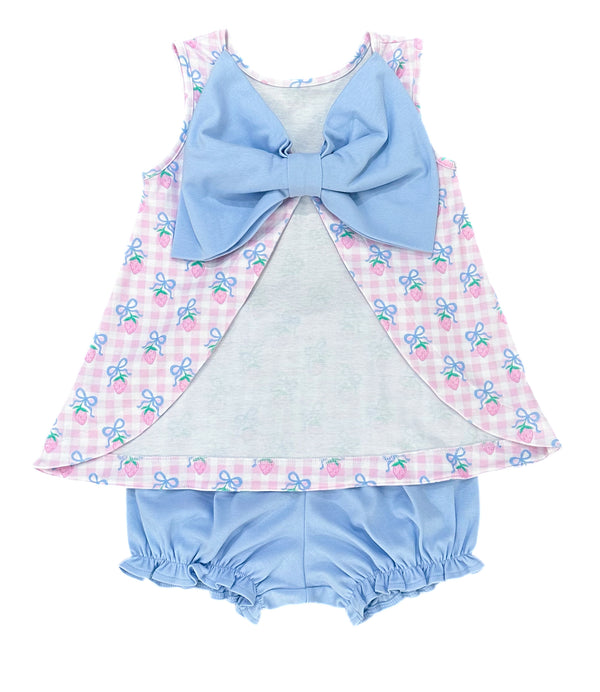 Berry Special Knit Bloomer/Banded Short Set