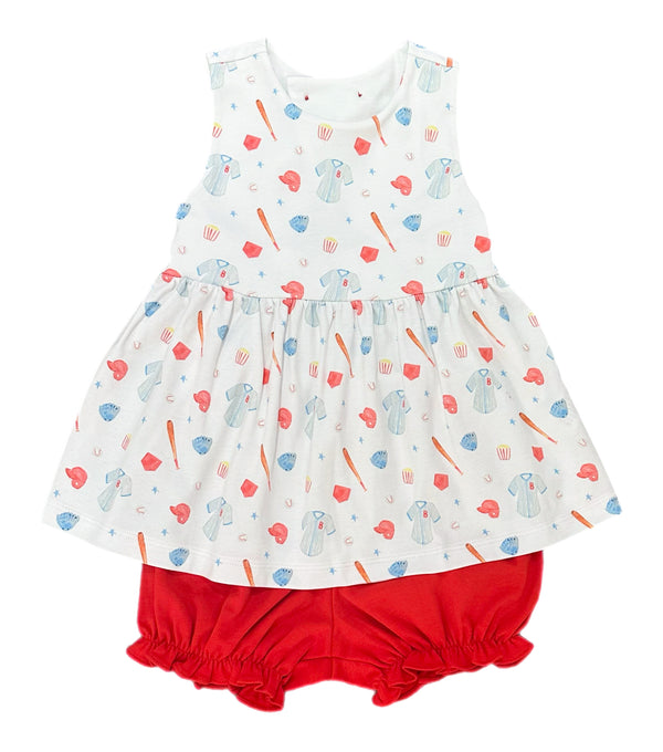 Keep Your Eye on the Ball Knit Bloomer Set