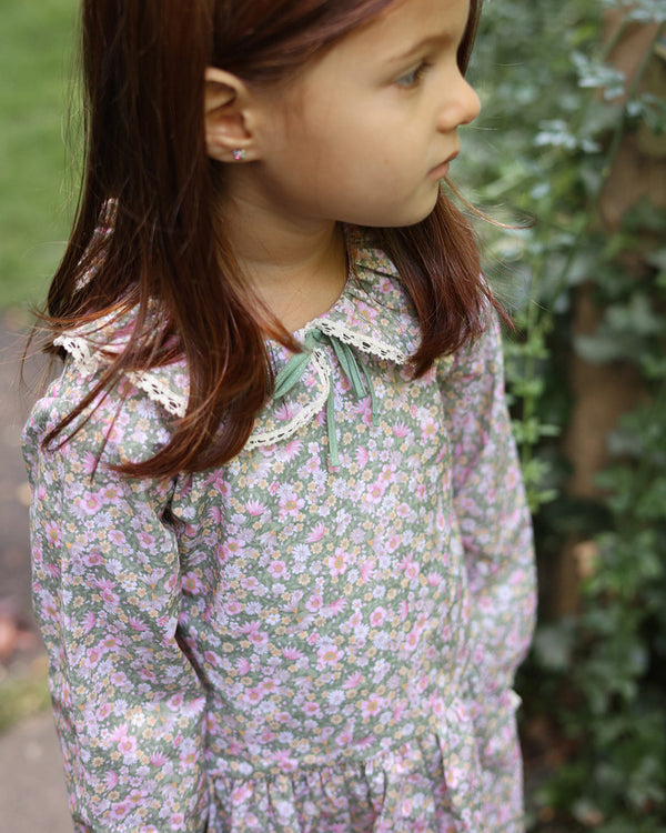 Green Floral Dress