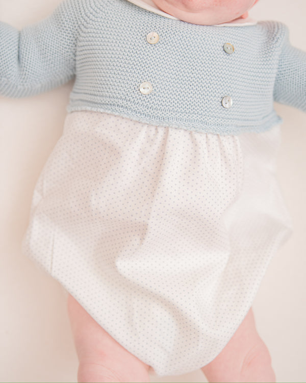 Bitty Dot Bubble- Light Blue