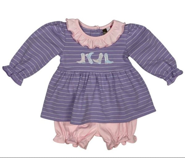Cowgirl Boots Bloomer Set