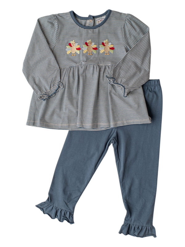 Turkey Lurkey Ruffle Pant Set