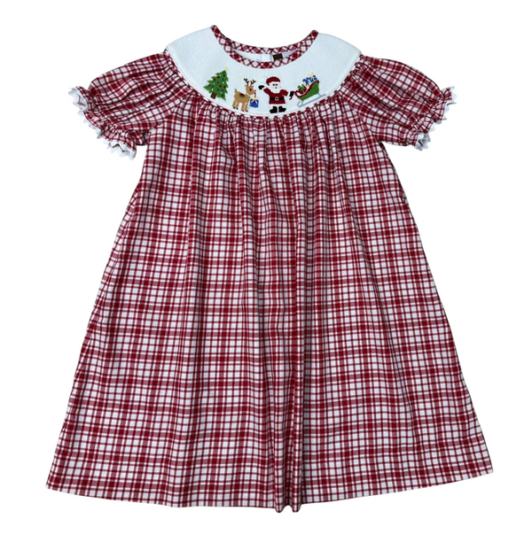 Christmas Eve Smocked Dress