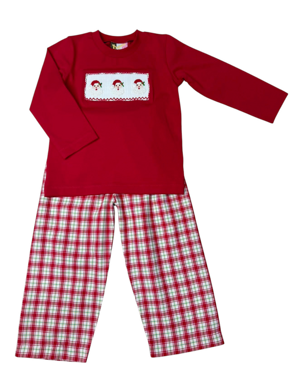 Ho Ho Ho Smocked Pant Set