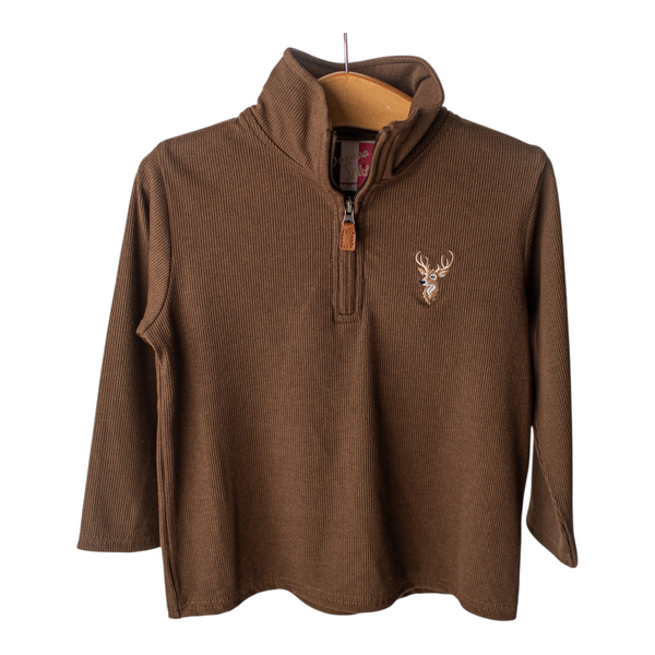 Deer 1/4 Zip Pullover