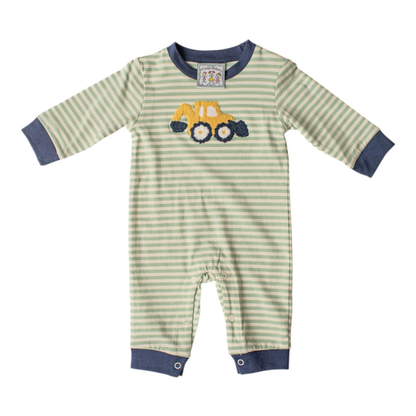 Backhoe Applique Romper