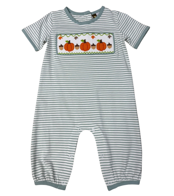 Pumpkin Patch Smocked Romper