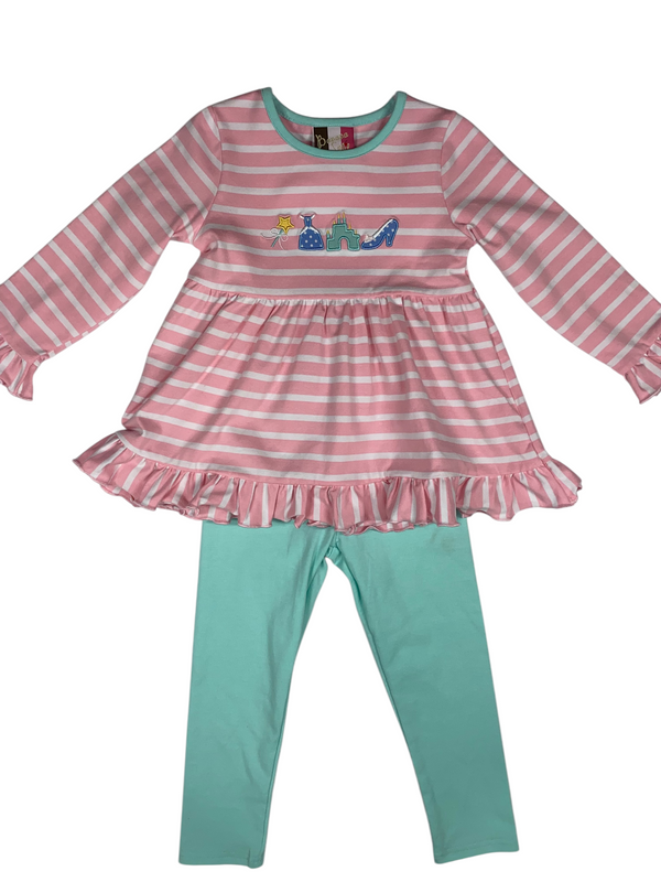 Princess Applique Legging Set