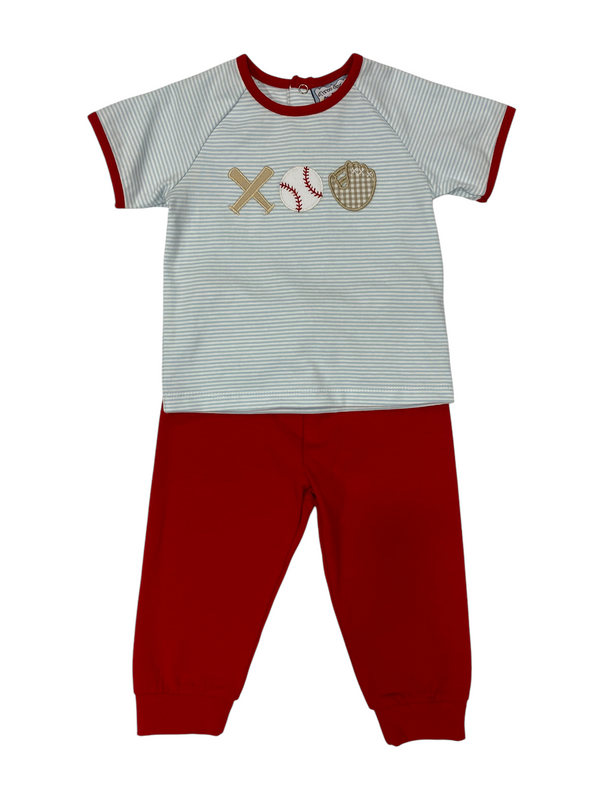 Baseball Applique Jogger Set