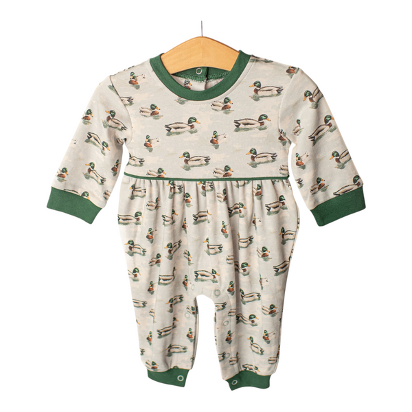 Jackson Romper- Mallard Duck